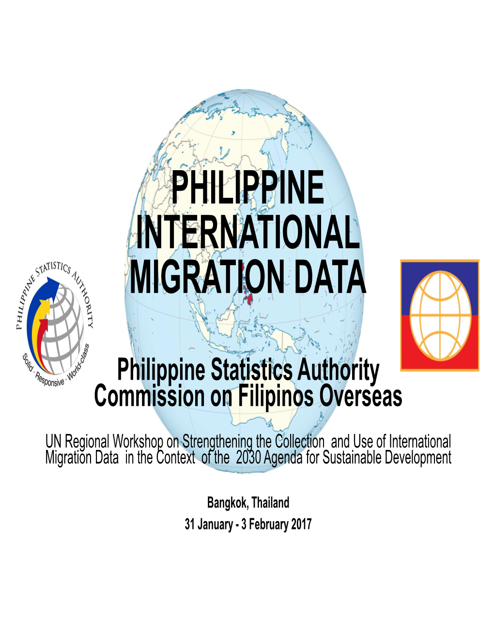 Philippine International Migration Data