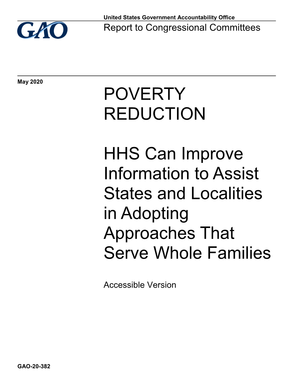 Poverty Reduction