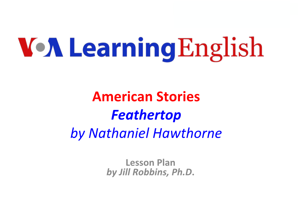 American Stories Feathertop by Nathaniel Hawthorne