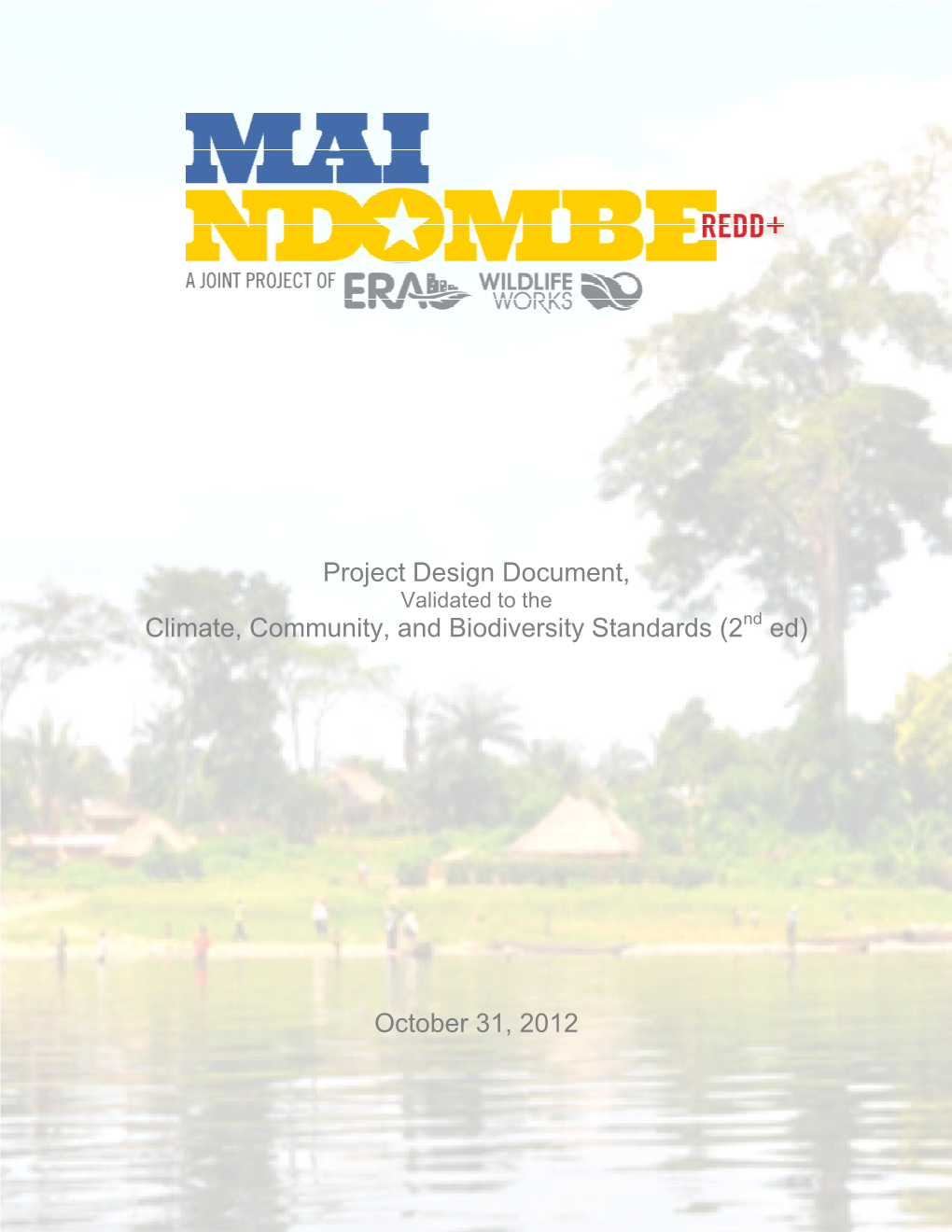 Project Design Document, Climate, Community, and Biodiversity