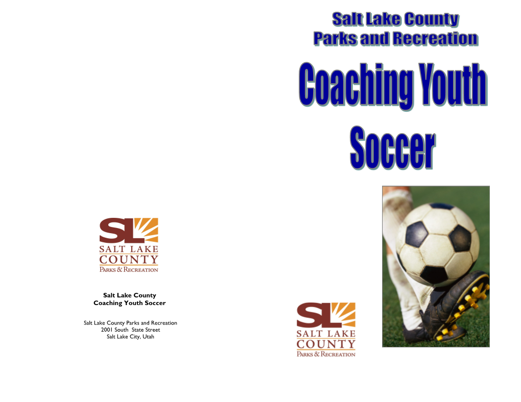 Salt Lake County Coaching Youth Soccer