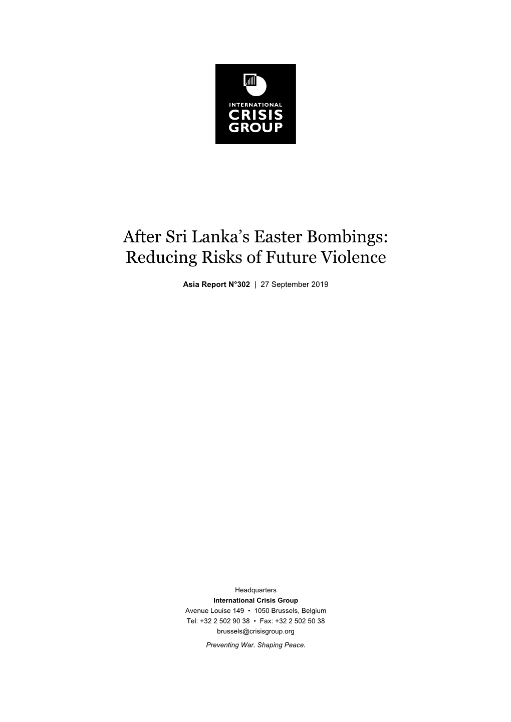 After Sri Lanka's Easter Bombings