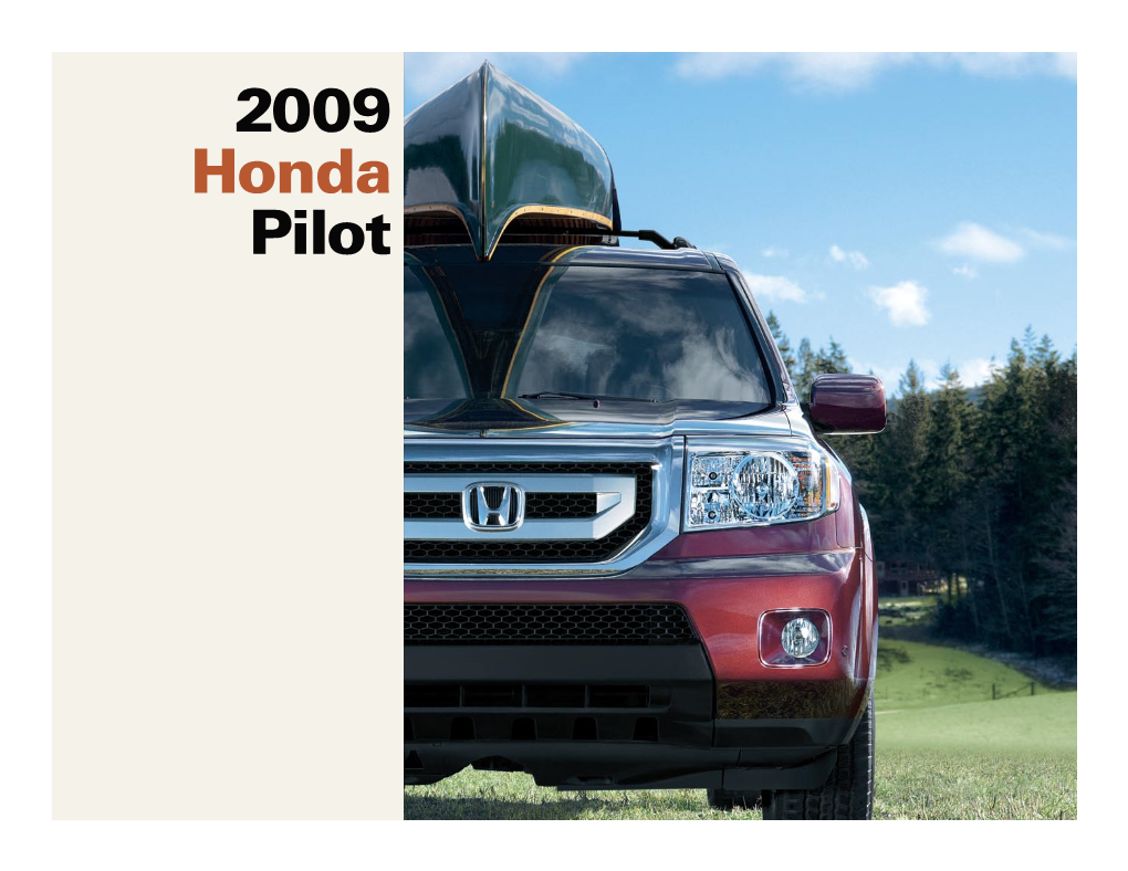 2009 Honda Pilot Finding the Moment