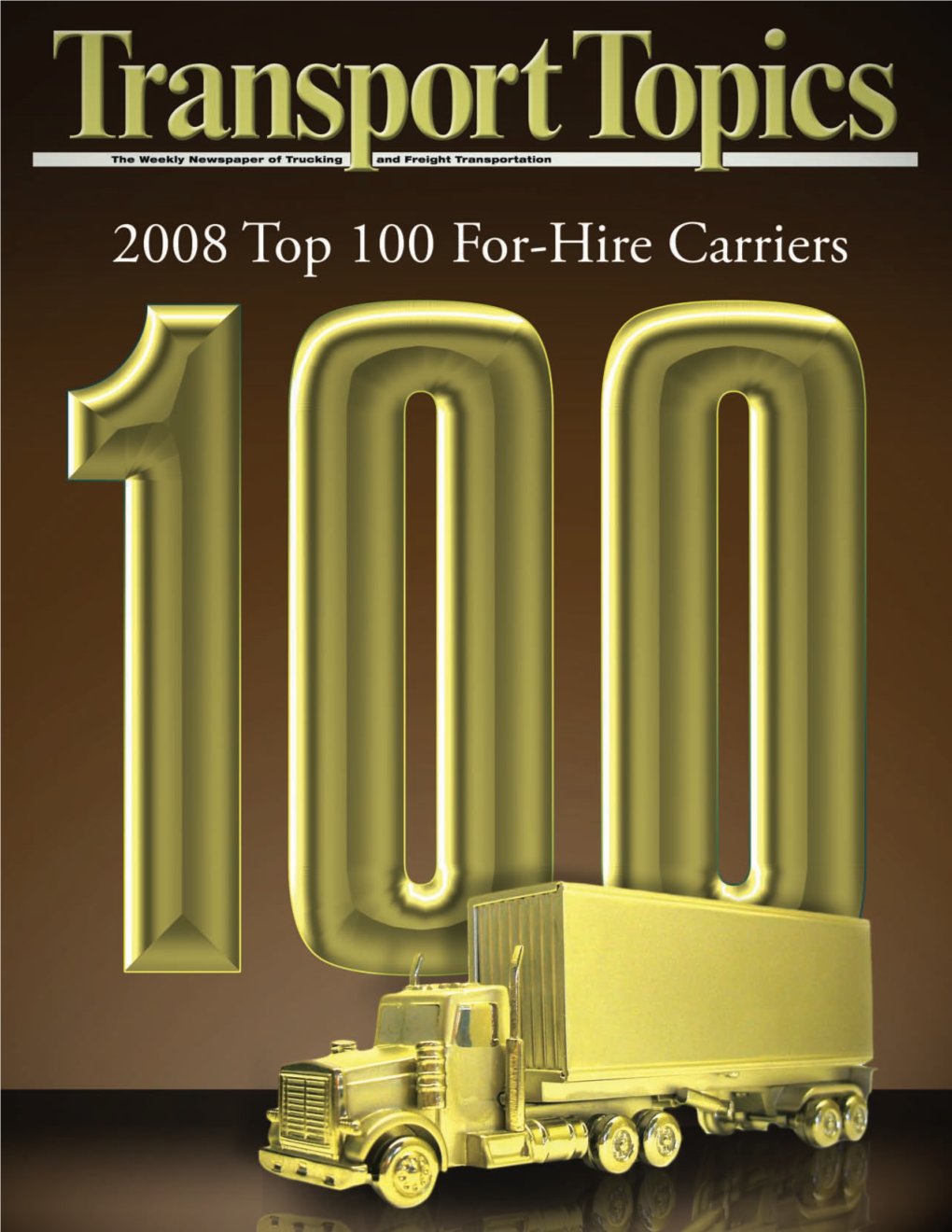 2008 Top 100 For-Hire Carriers List