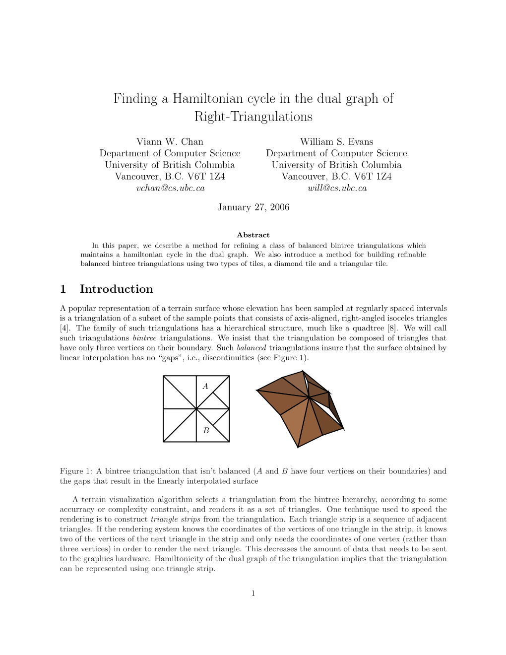 Finding a Hamiltonian Cycle in the Dual Graph of Right-Triangulations