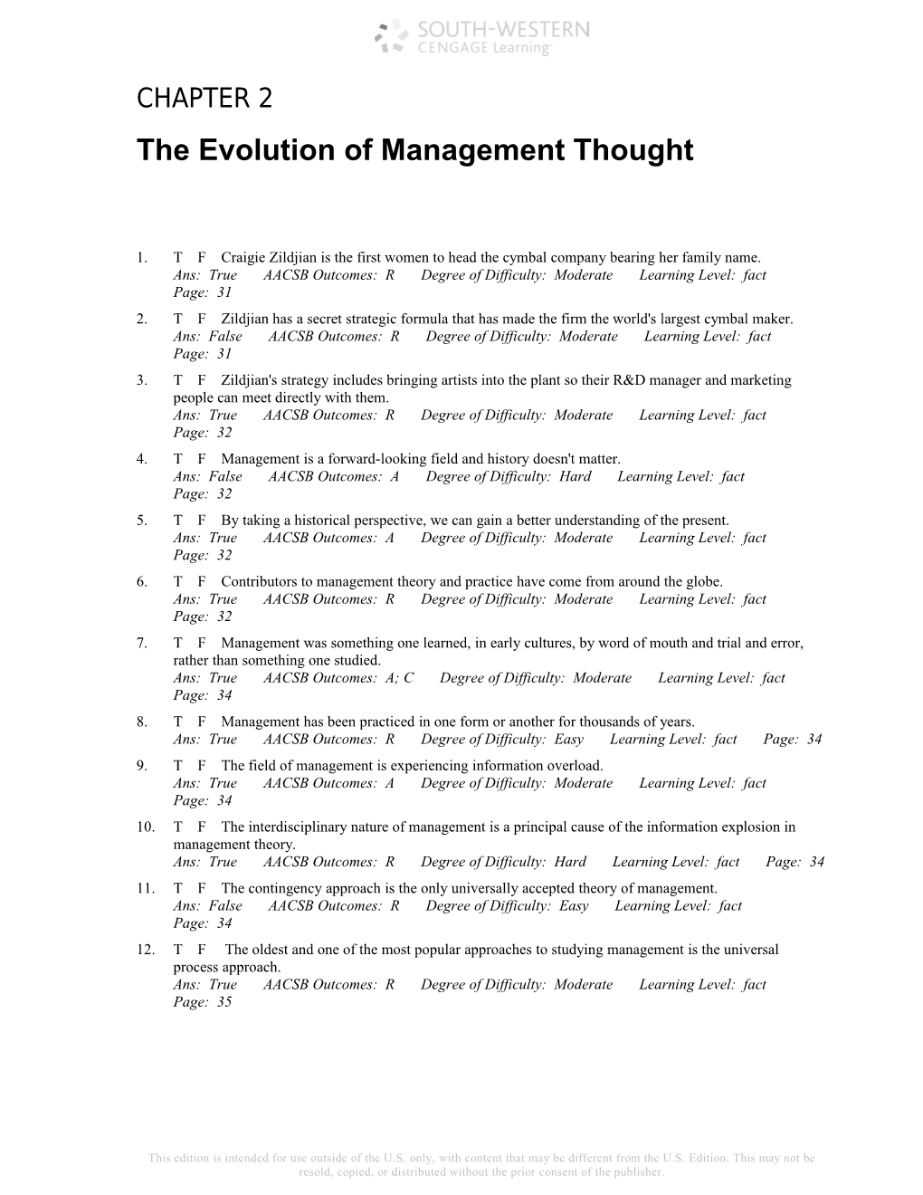 The Evolution of Management Thought