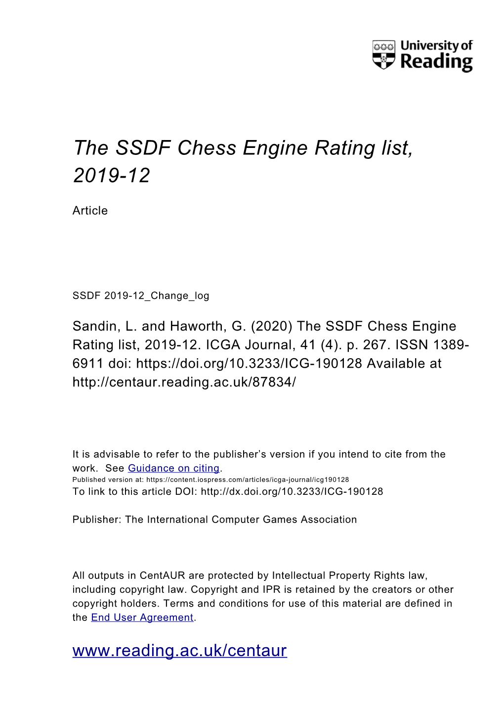 SSDF 2019-12 Change Log