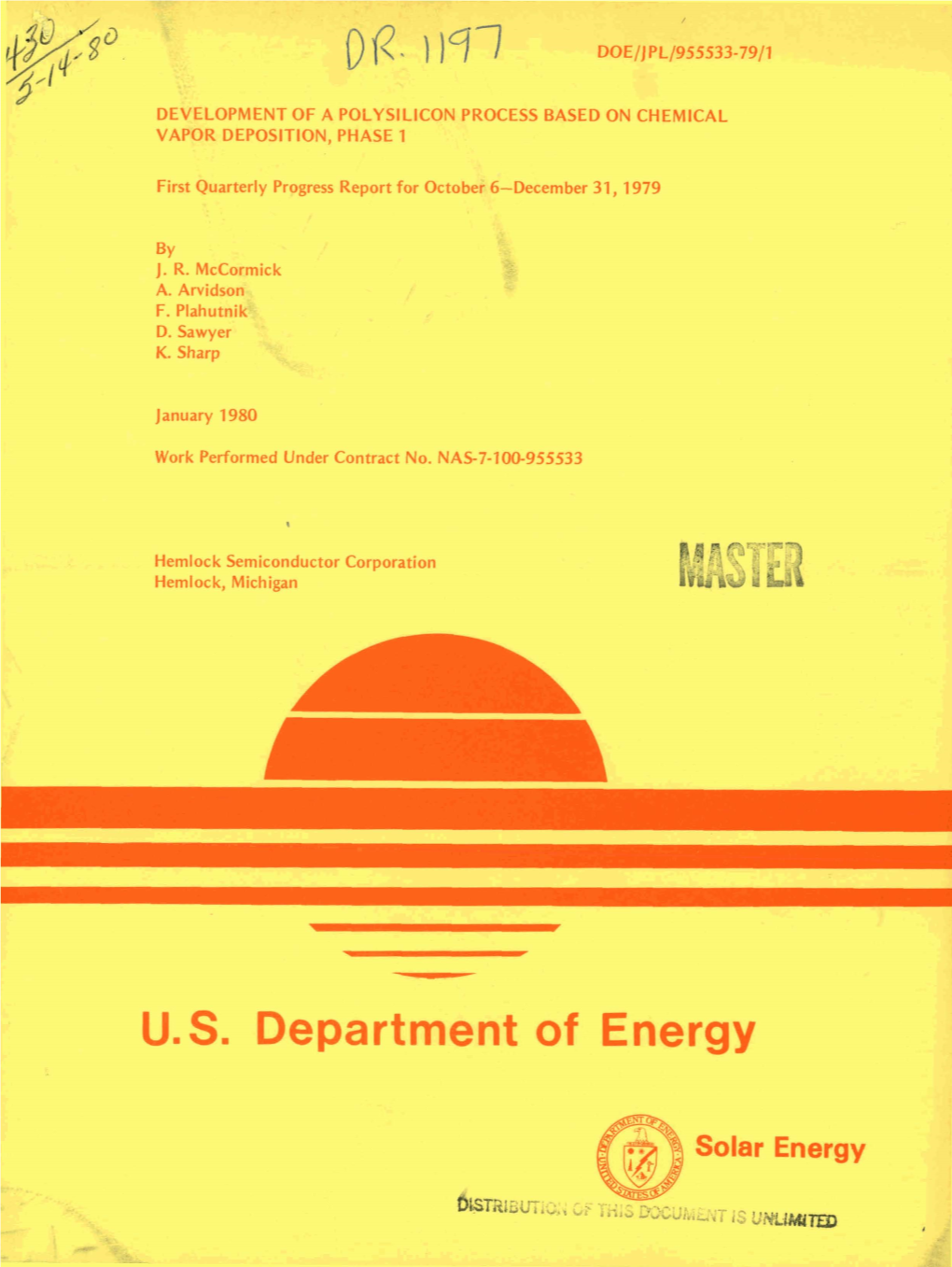 Urn S. Department of Energy