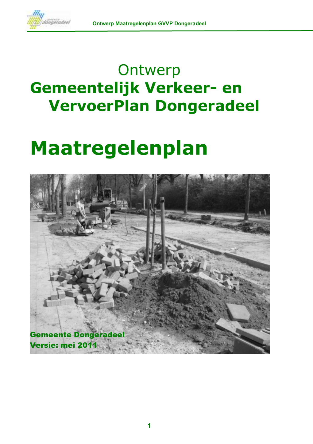 Maatregelenplan GVVP Dongeradeel