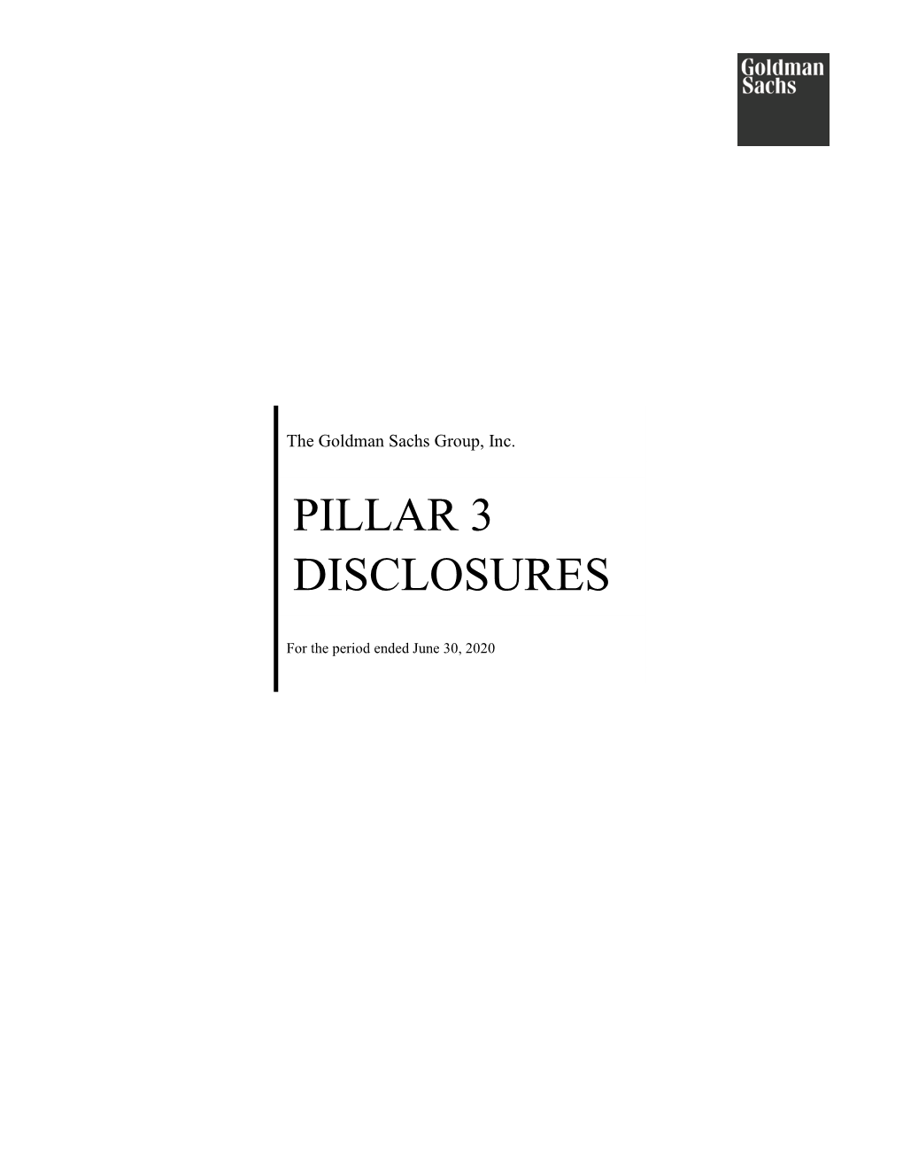 Second Quarter 2020 Pillar 3 Disclosures