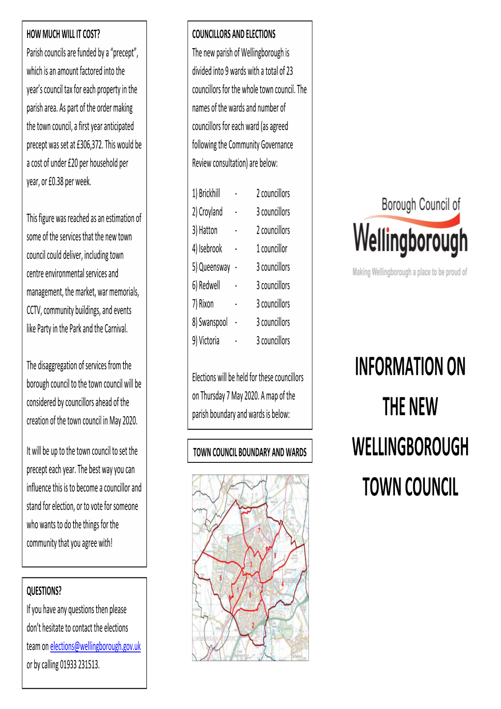 Information on the New Wellingborough Town