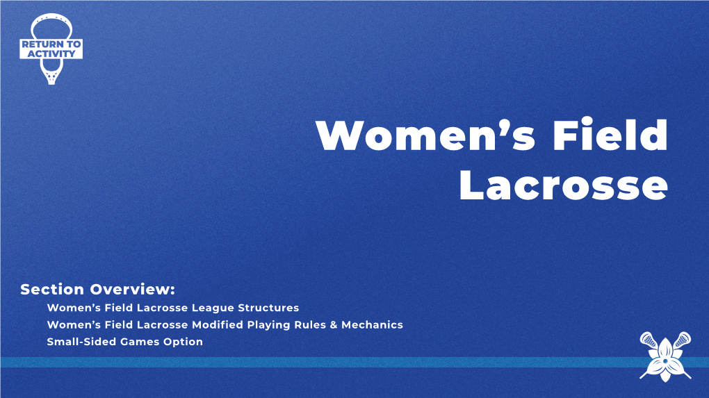 Women's Field Lacrosse