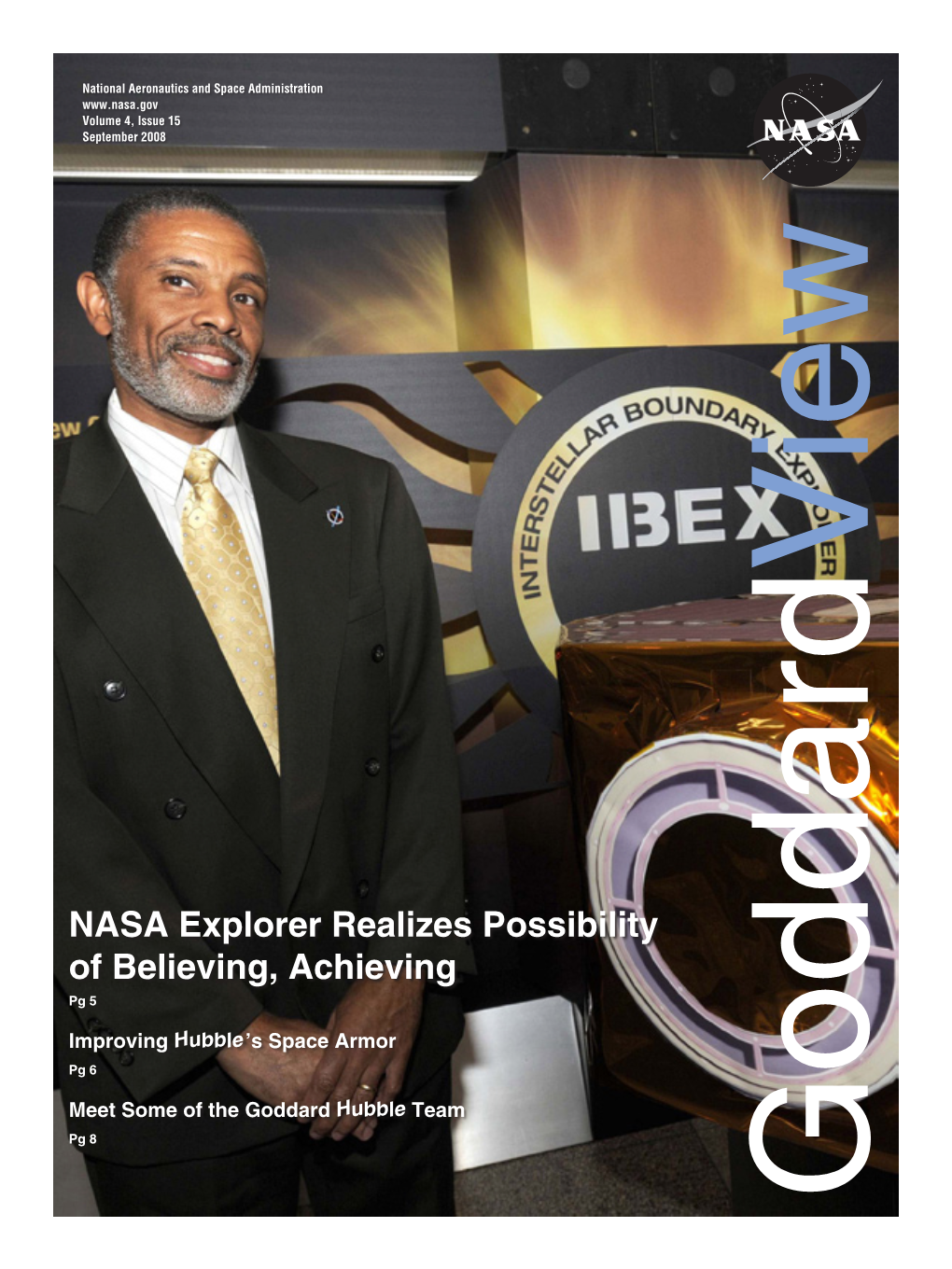 NASA Explorer Realizes Possibility of Believing, Achieving Pg 5