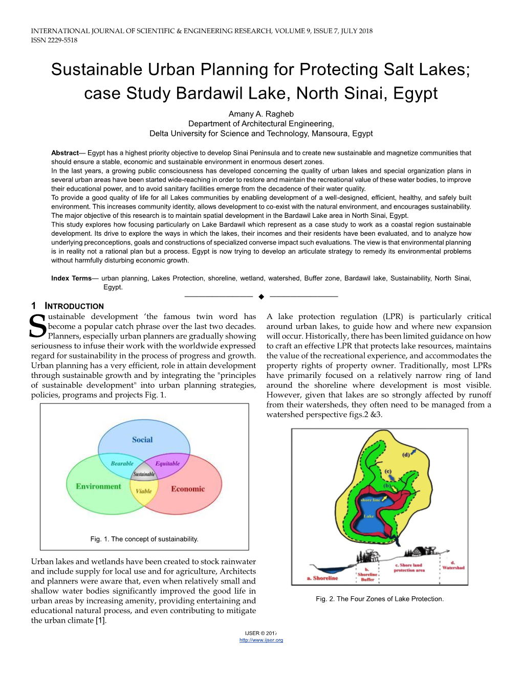 Case Study Bardawil Lake, North Sinai, Egypt Amany A