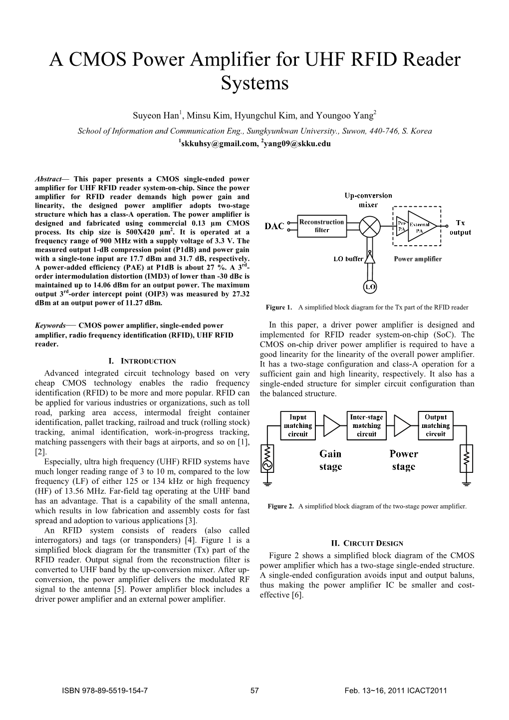 A CMOS Power Amplifier for UHF RFID Reader Systems