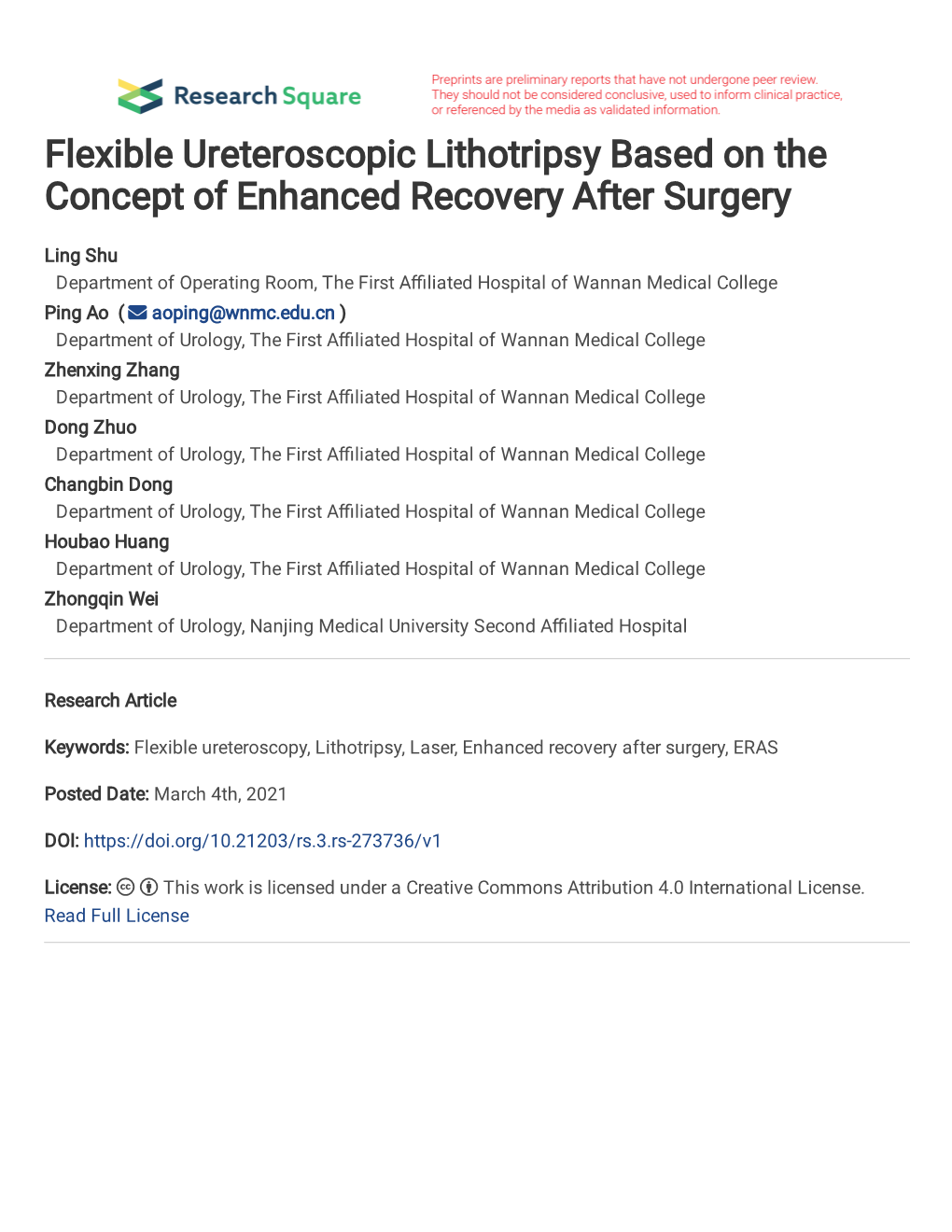 1 Flexible Ureteroscopic Lithotripsy Based on the Concept of Enhanced