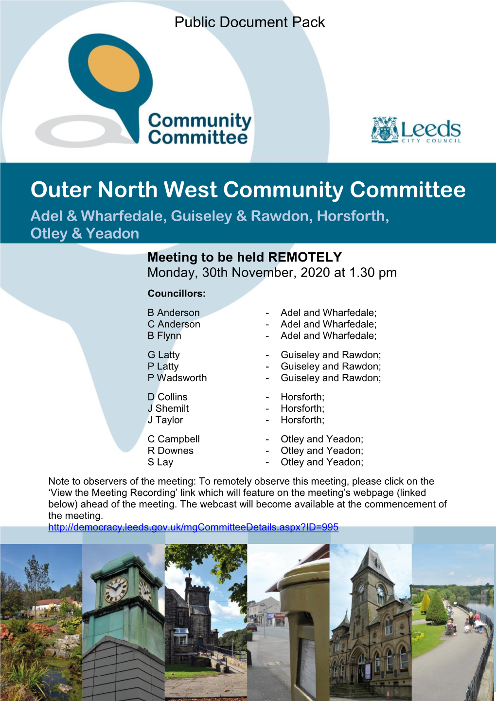 Outer North West Community Committee Adel & Wharfedale, Guiseley & Rawdon, Horsforth, Otley & Yeadon