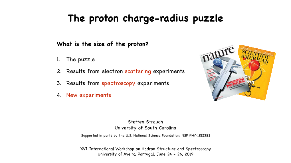 The Proton Charge-Radius Puzzle