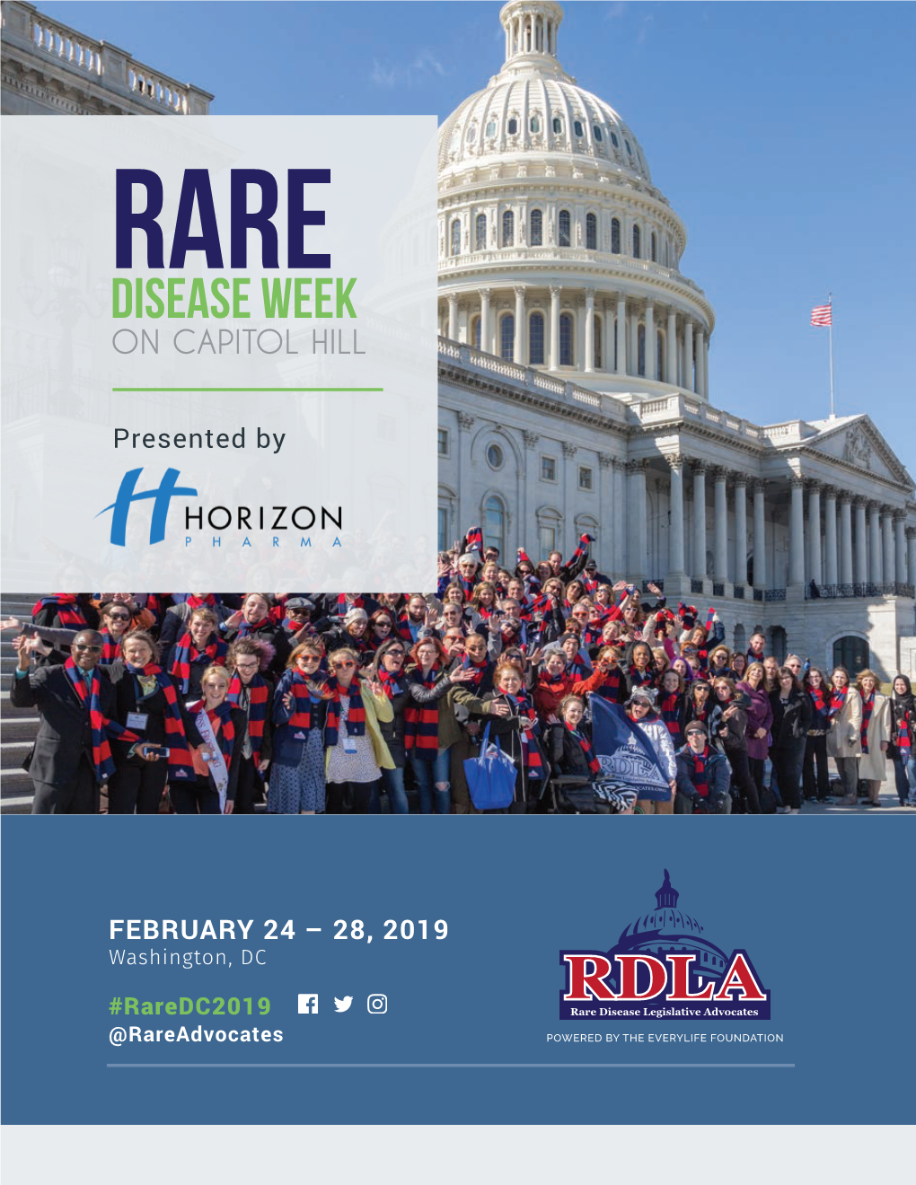 View the Rare Disease Week on Capitol Hill 2019 Program