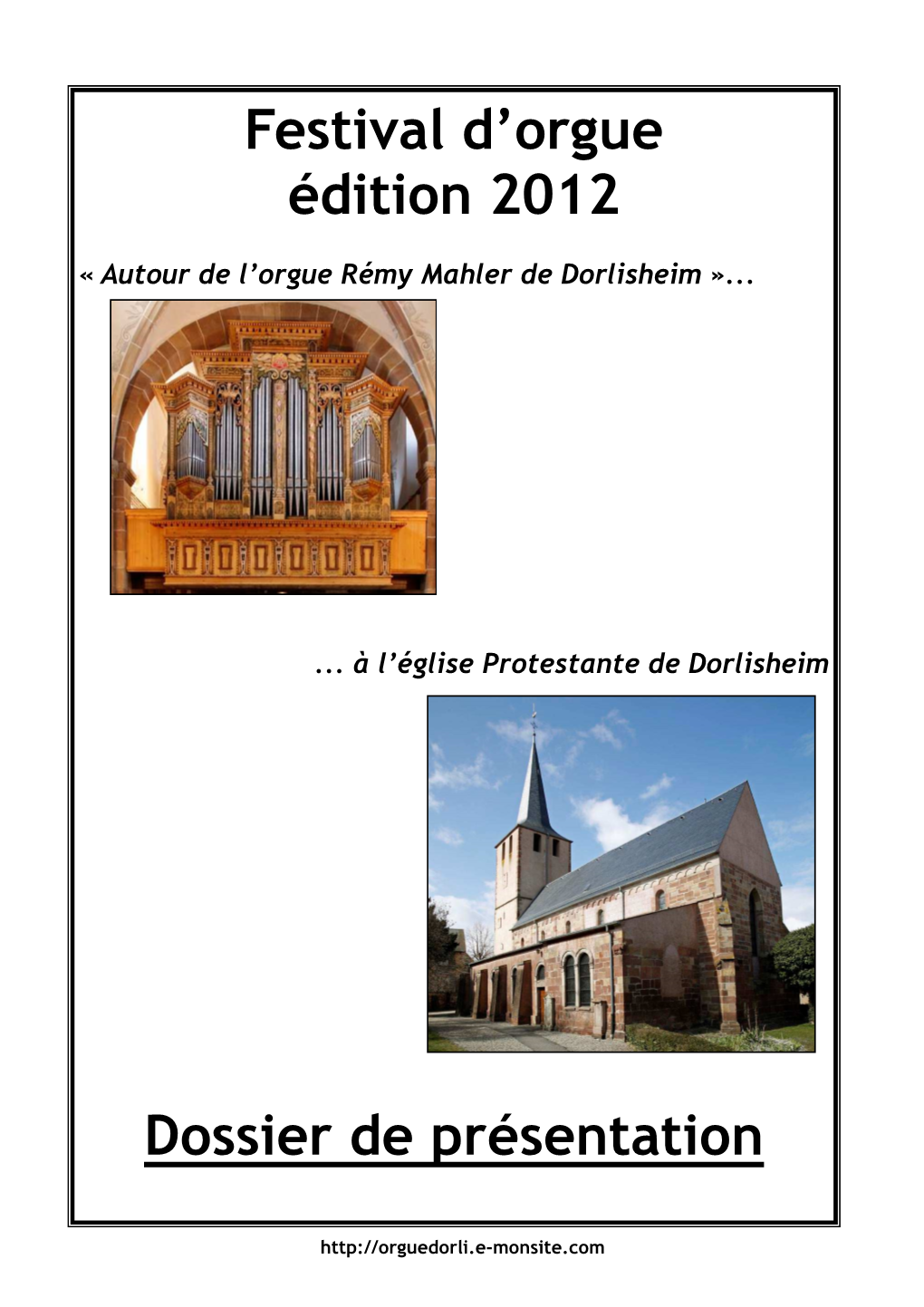 Orgue Festival 2012 DP