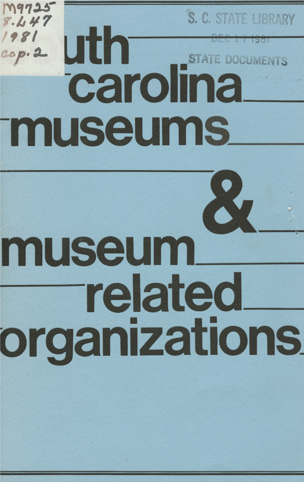 Museums~ ~ Museum -::- ; Related-: Rganizations TABLE of CDNI'ents