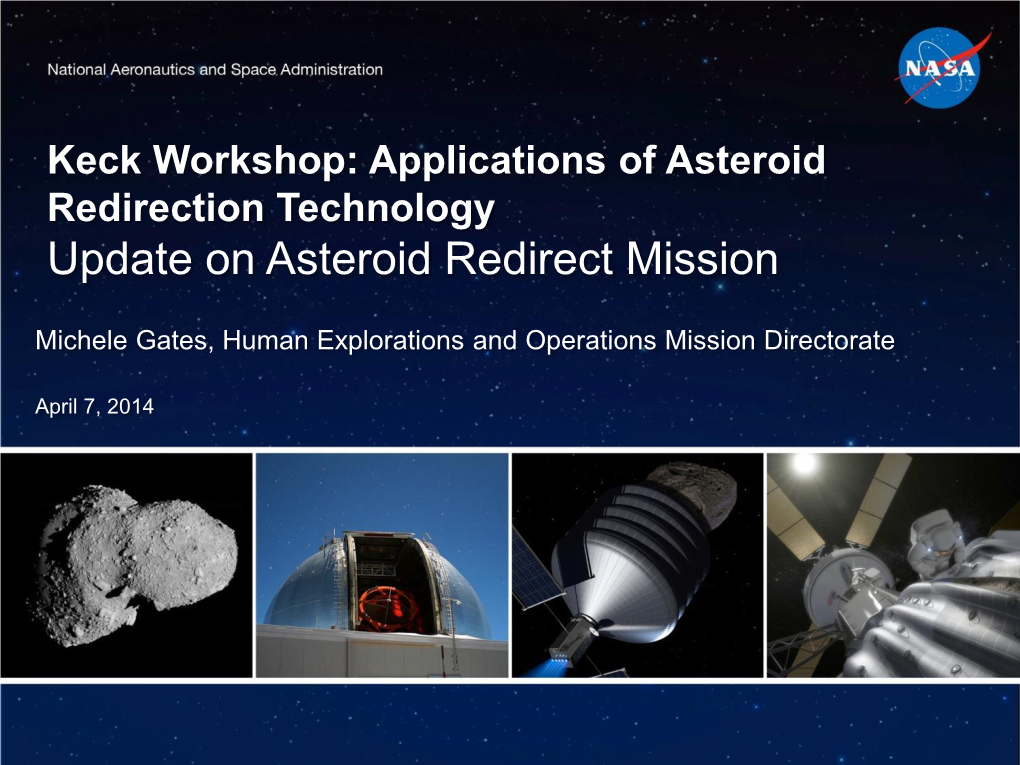 Update on Asteroid Redirect Mission