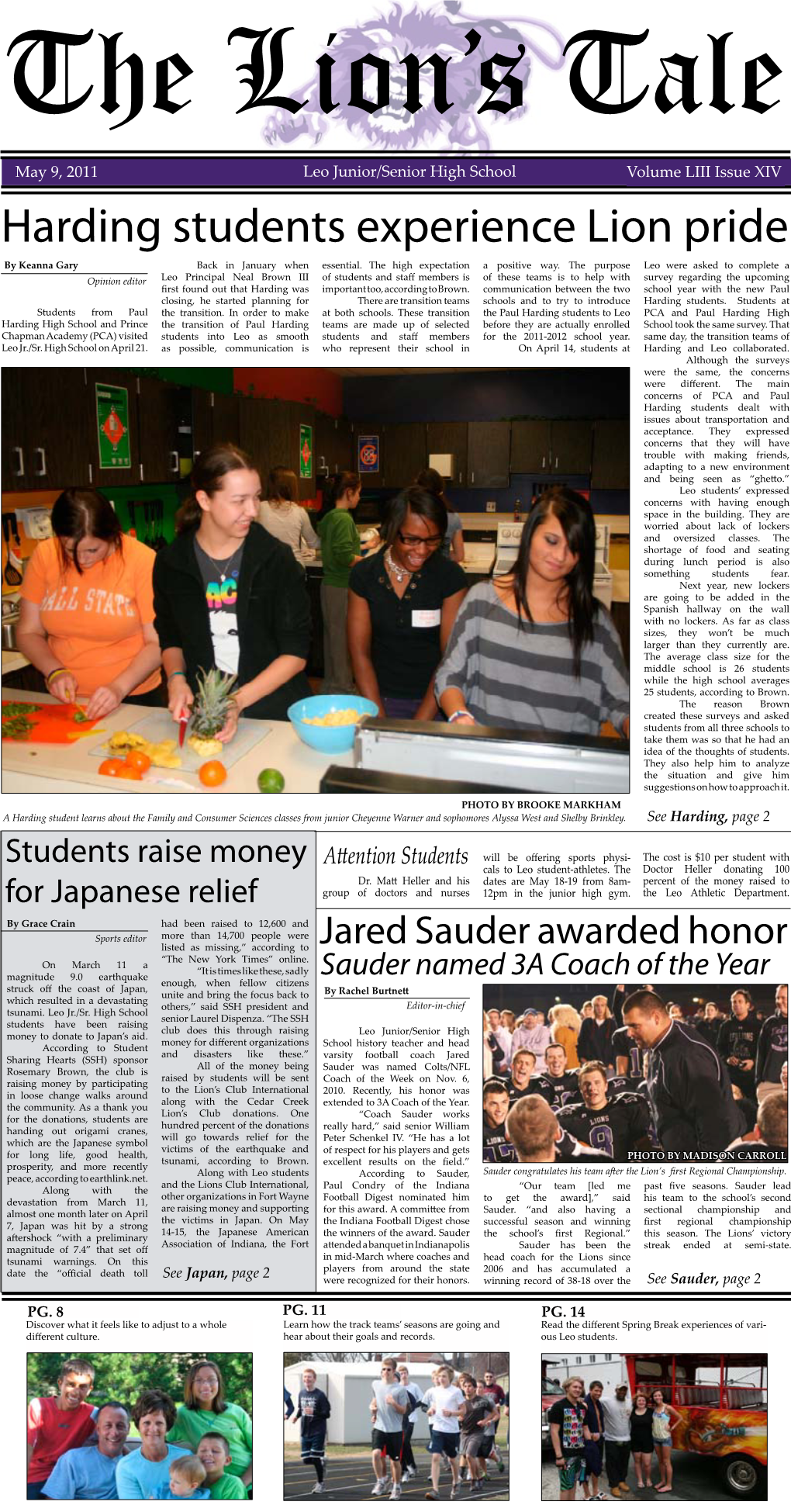 Harding Students Experience Lion Pride by Keanna Gary Back in January When Essential