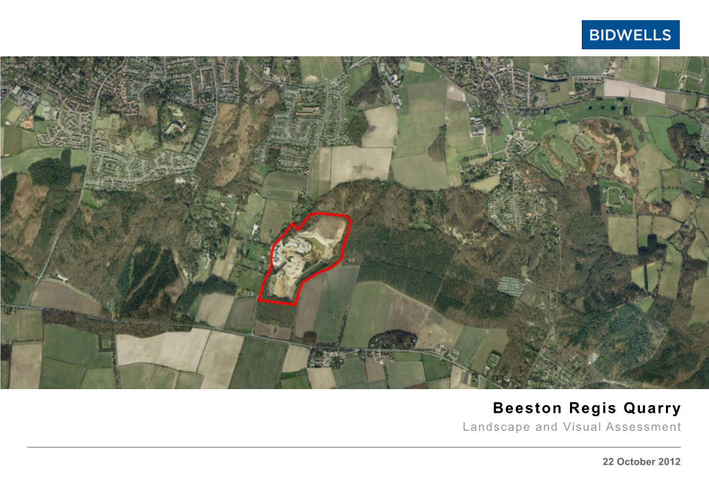 Beeston Regis Quarry Landscape and Visual Assessment