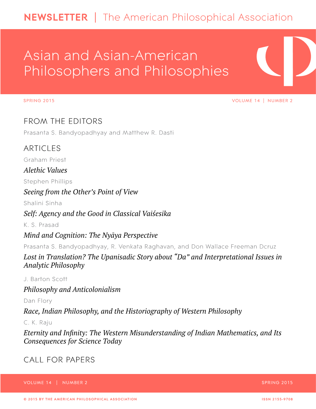 Asian and Asian-American Philosophers and Philosophies