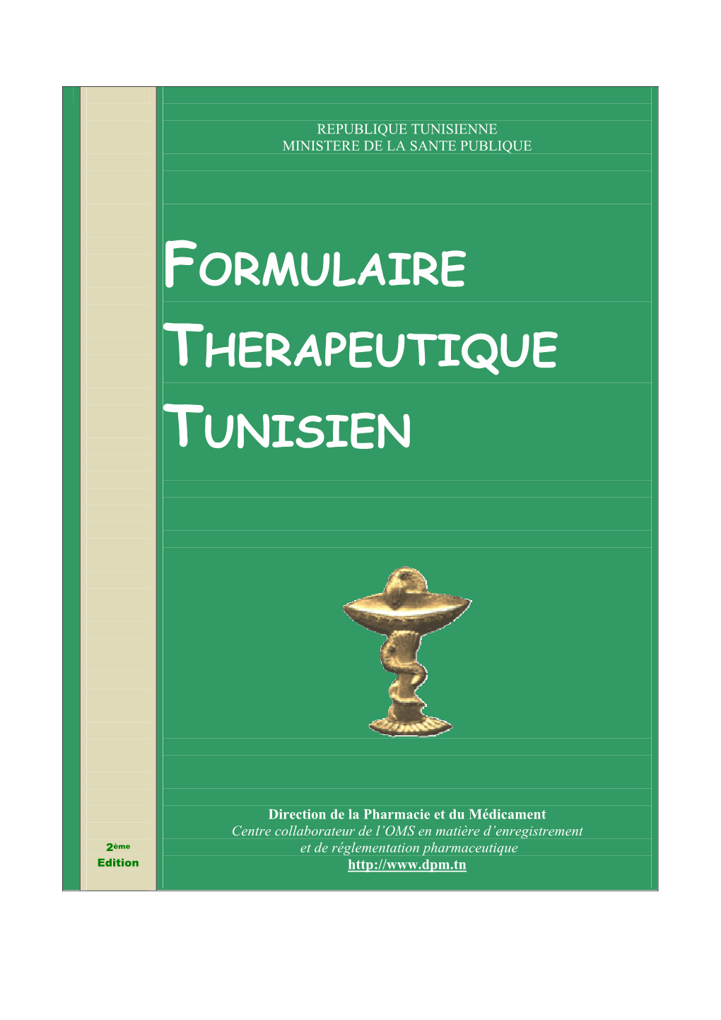 Formulaire Therapeutique Tunisien