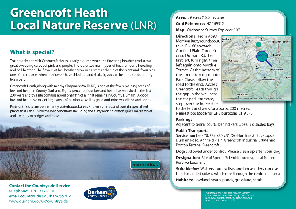 Greencroft Heath Nature Reserve