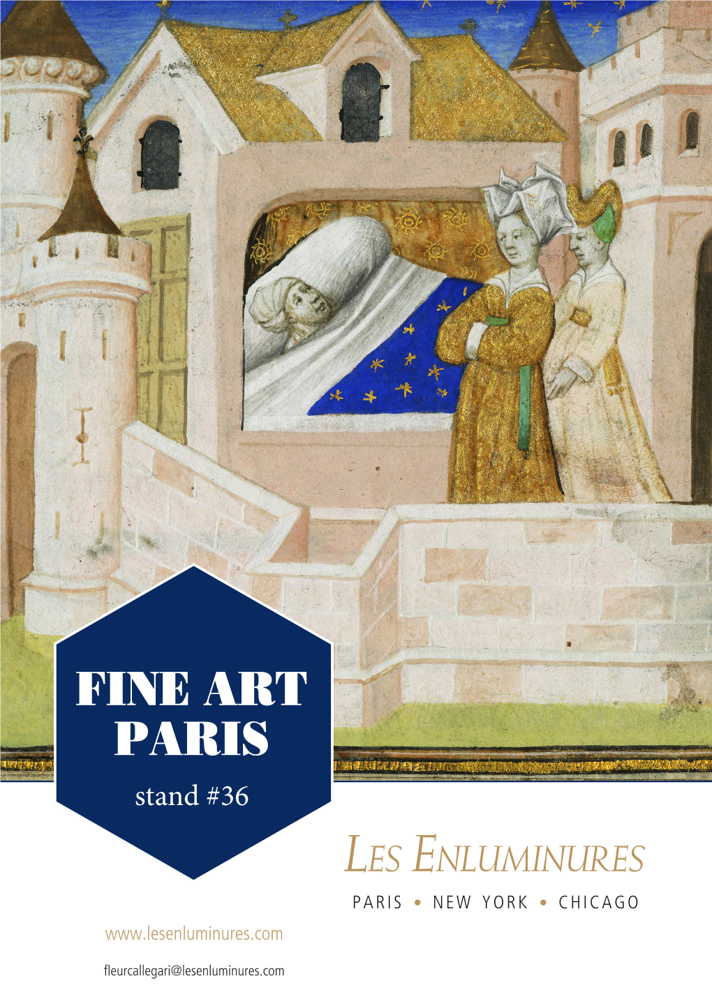 FINE ART PARIS Stand #36 Les Enluminures Paris • New York • Chicago
