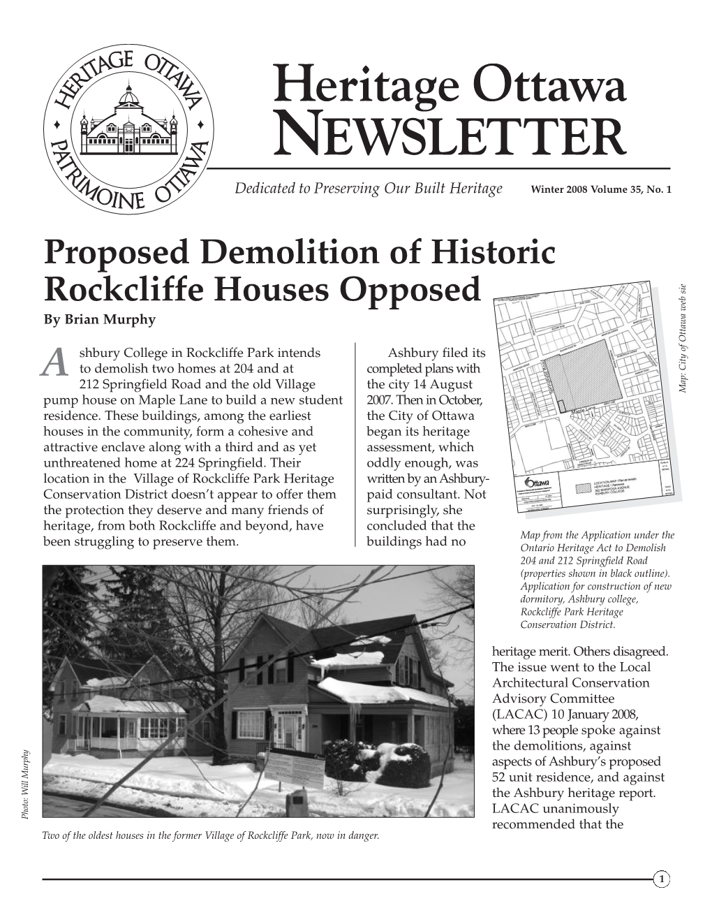 Proposed Demolition of Historic Rockcliffe Houses Opposed