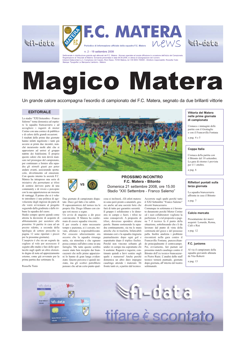 F.C.Materanews N.2:Layout 1.Qxd