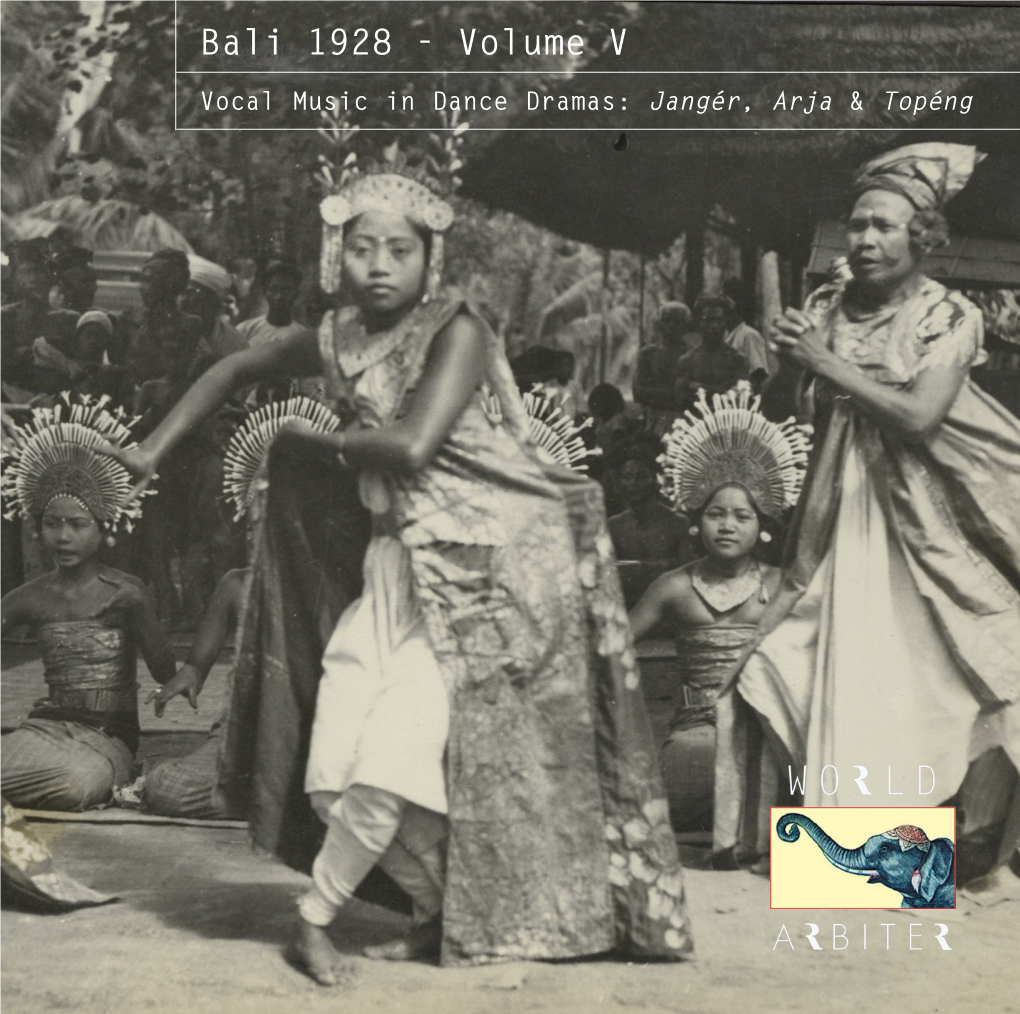 Bali 1928 - Volume V