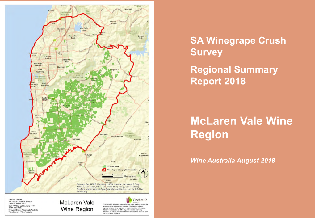 Mclaren Vale Wine Region