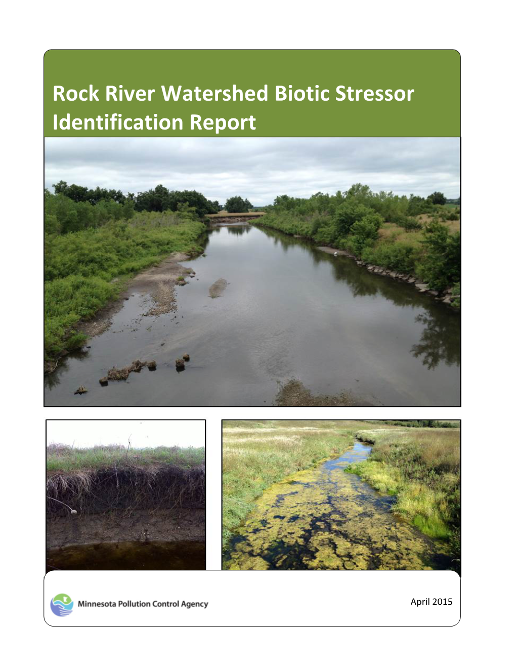 Rock River Watershed Biotic Stressor Identification Report