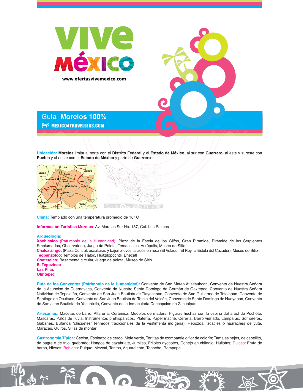 Guía Morelos 100% MEXICO4TRAVELLERS.COM
