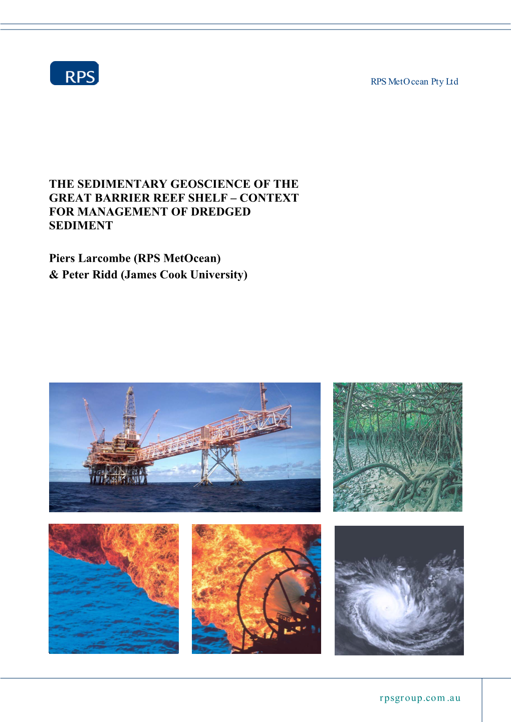 The Sedimentary Geoscience of the Great Barrier Reef Shelf – Context for Management of Dredged Sediment