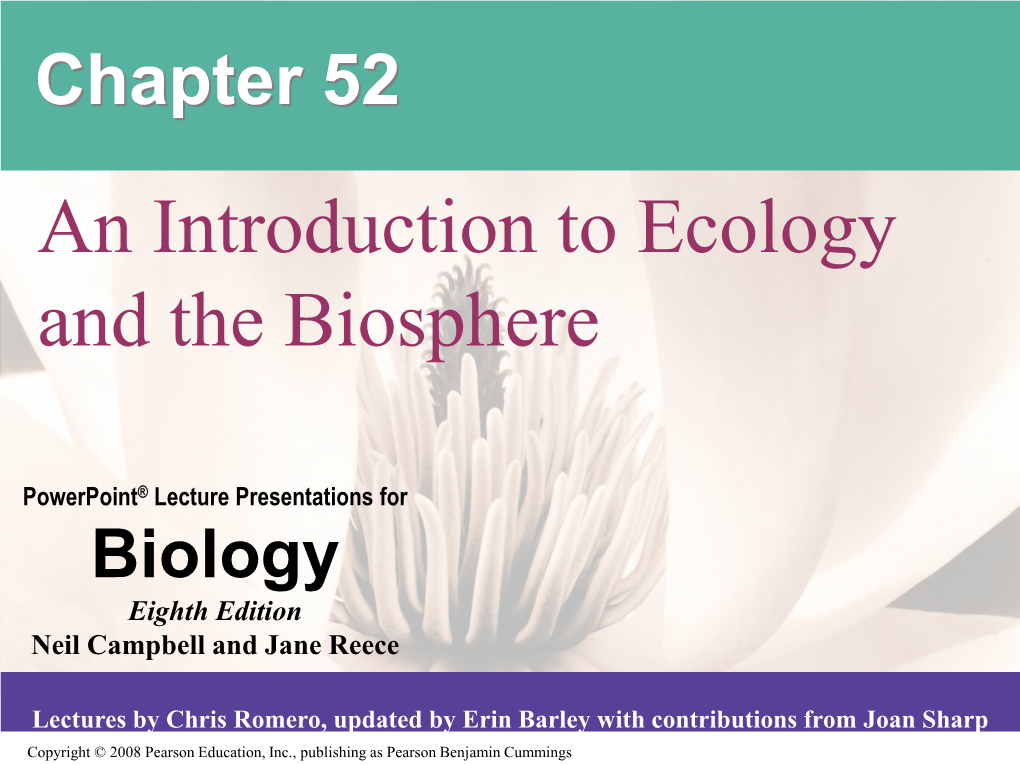 Intertidal Zones Tropic of Cancer Equator Tropic of Capricorn 30ºS Stratification of Aquatic Biomes