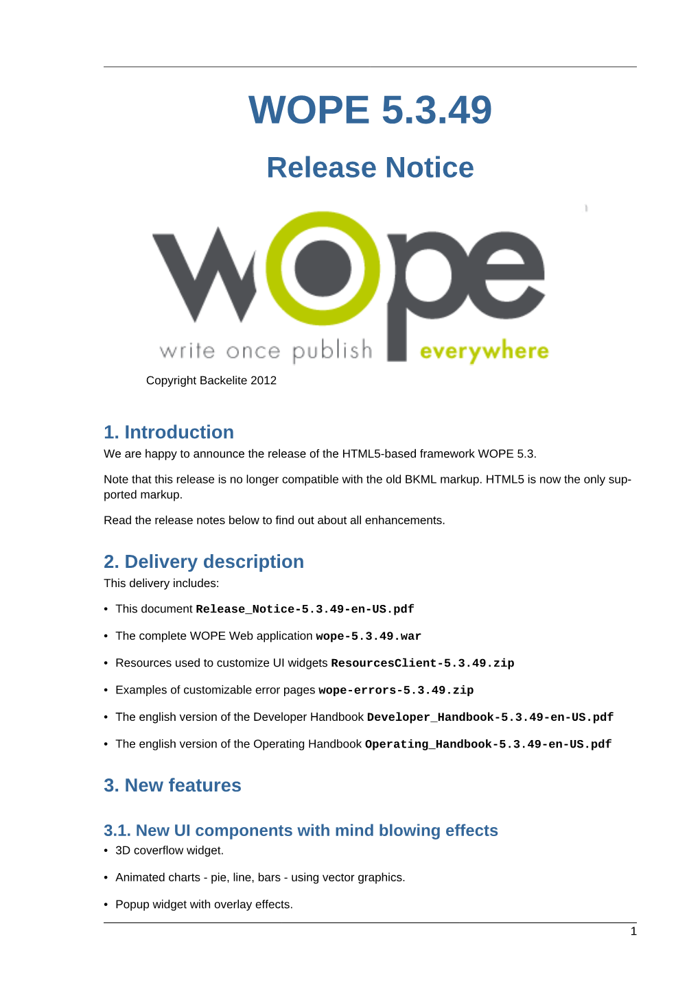 Release Notice