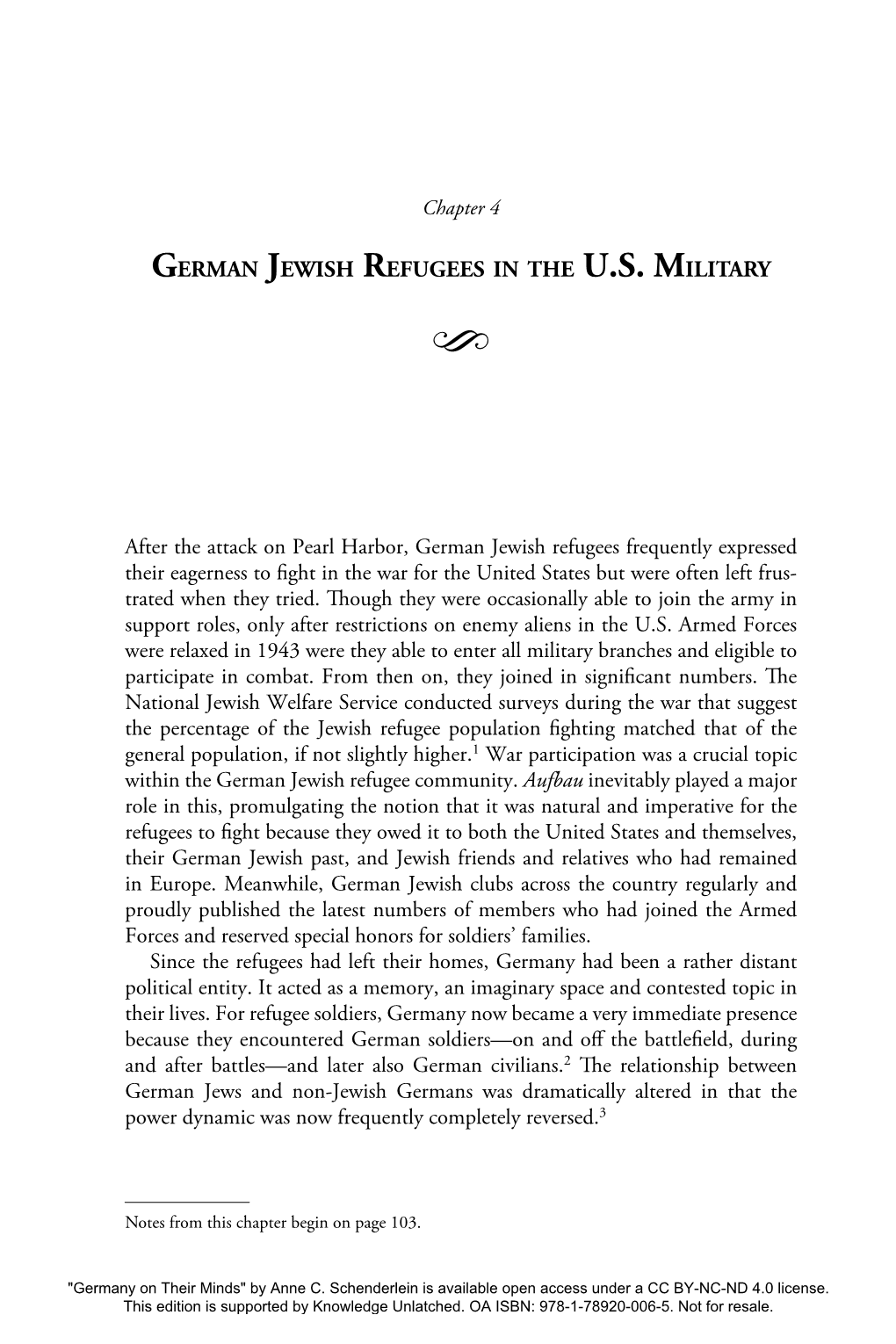 German Jewish Refugees in the U.S. Military S