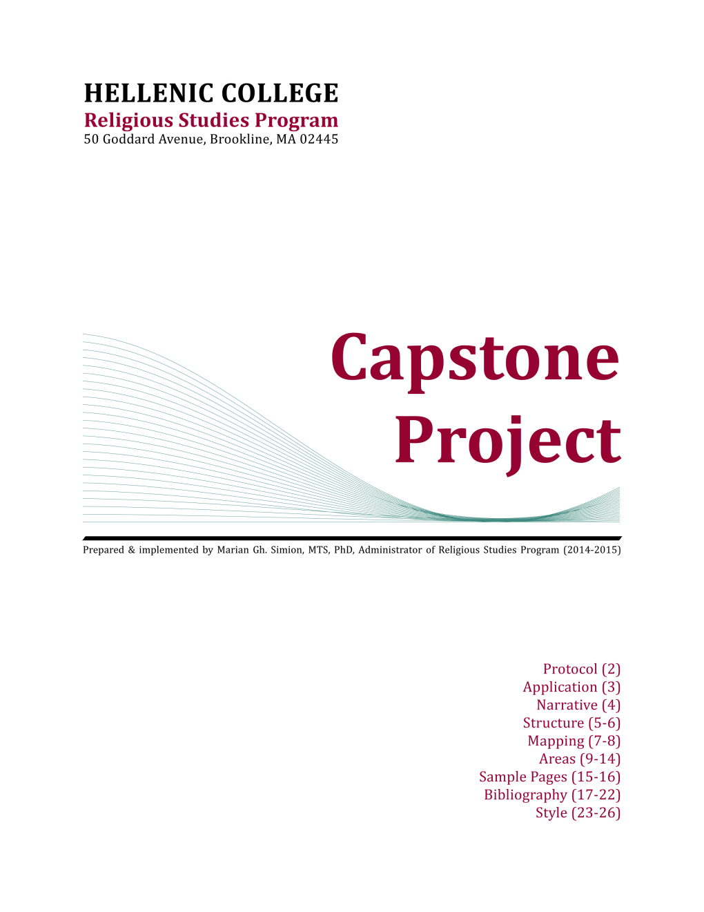 Capstone Project PROTOCOL