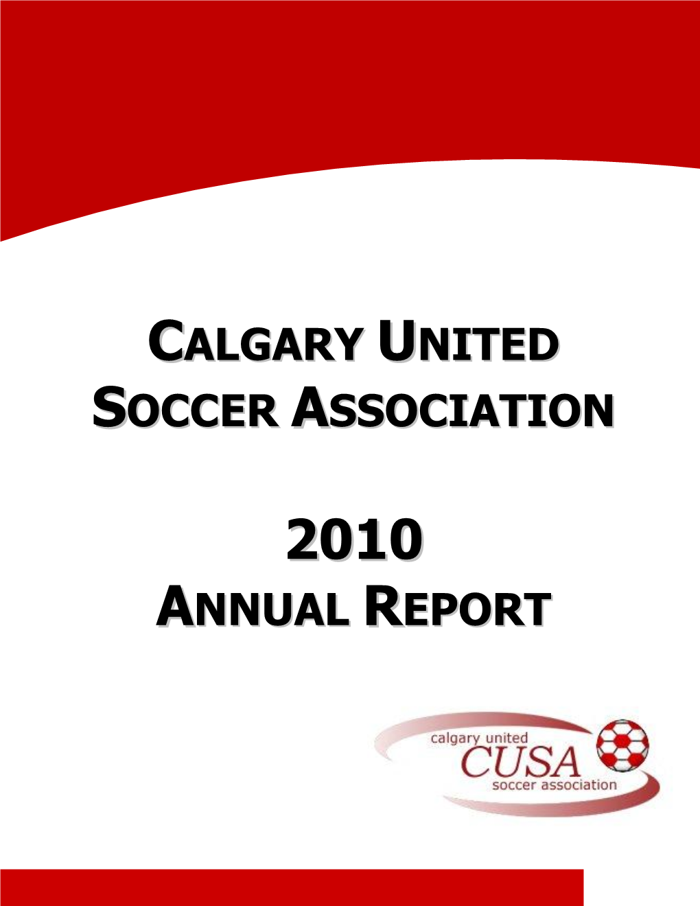 Calgary United Soccer Association Annual Report