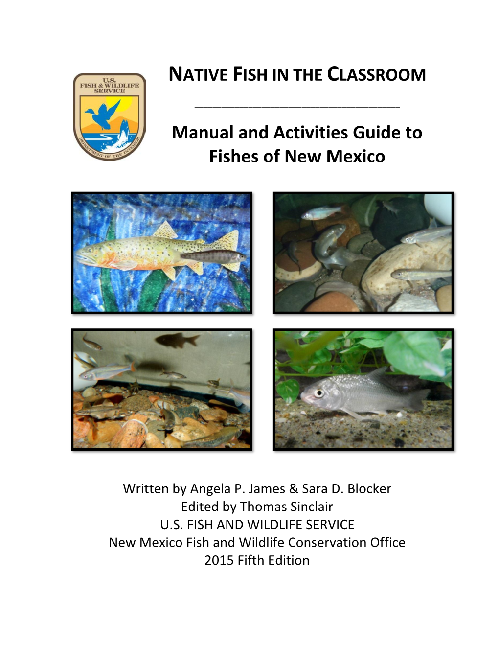 Manual and Activities Guide to Fishes of New Mexico