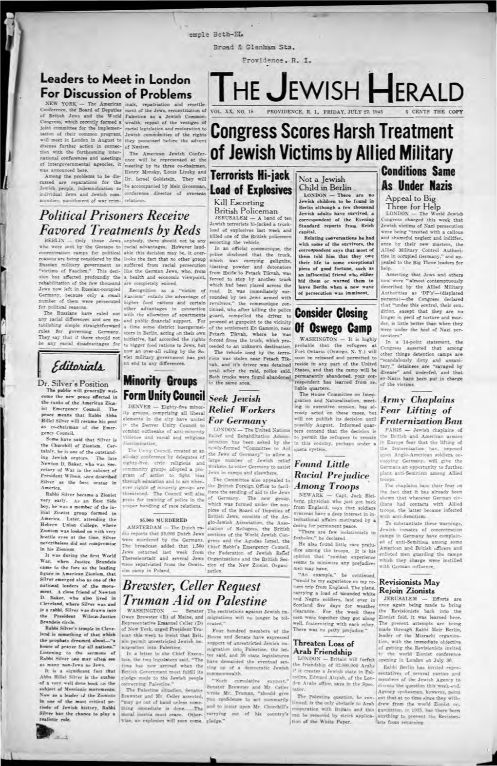 July 27, 1945