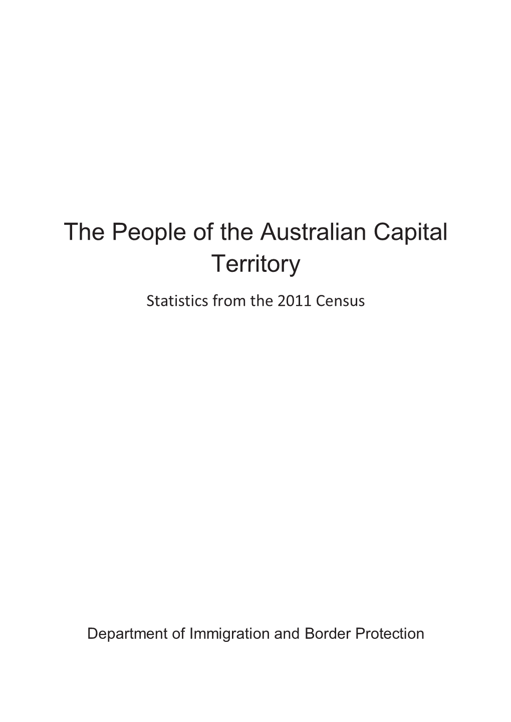 The People of the Australian Capital Territory