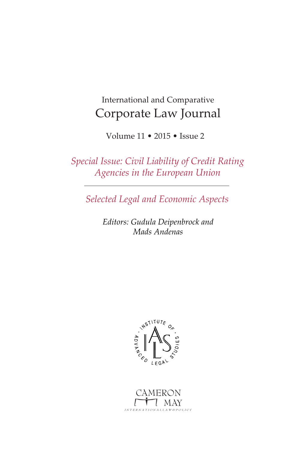 Corporate Law Journal