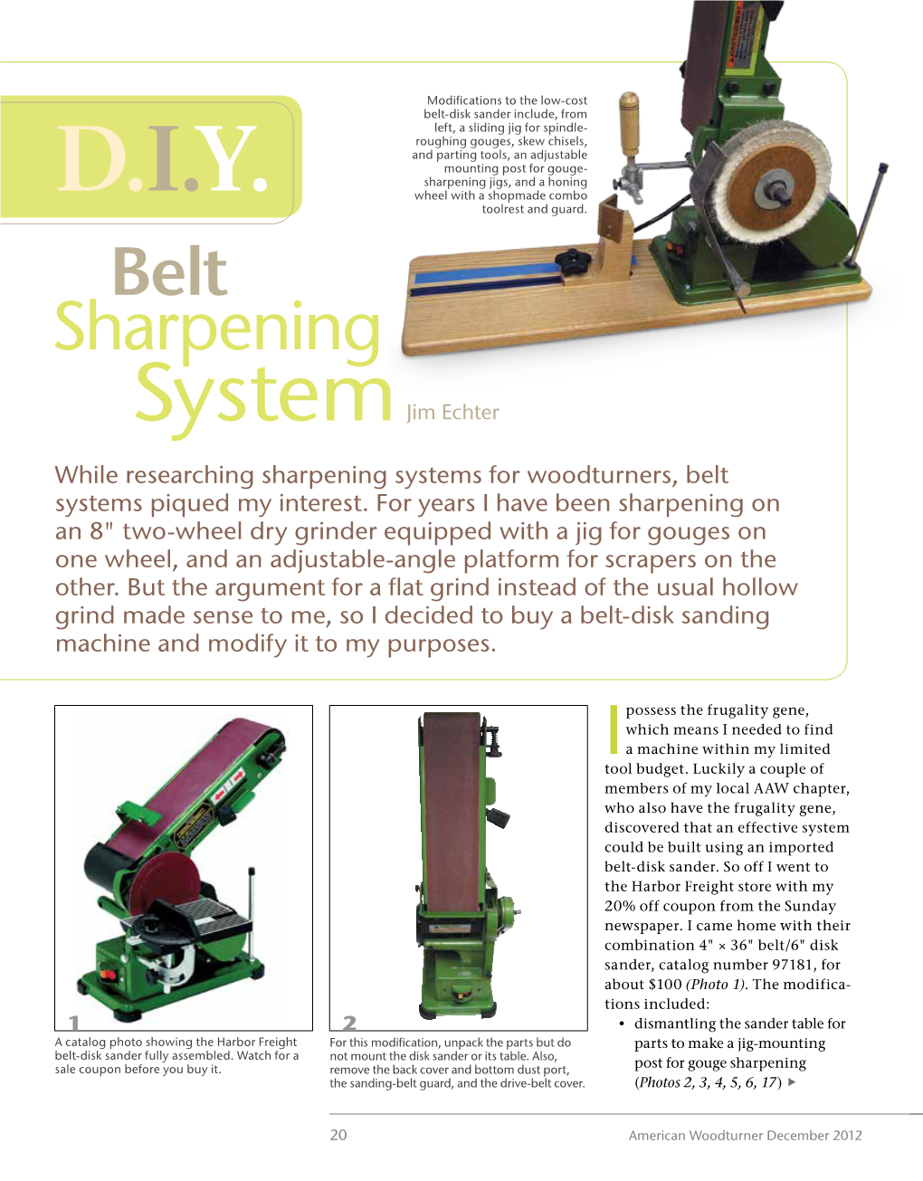 DIY Belt Sharpening System