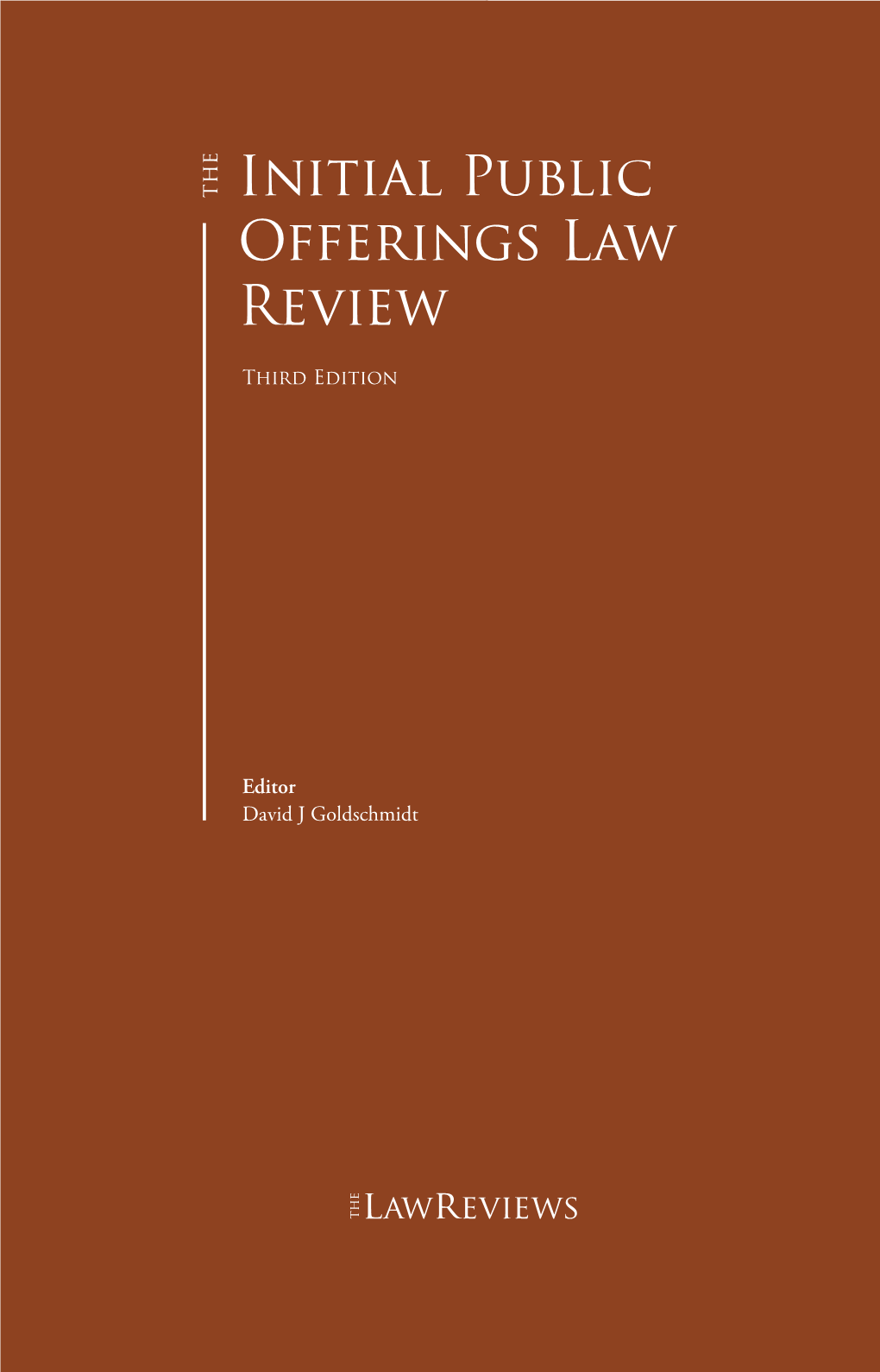 Initial Public Offerings Law Review